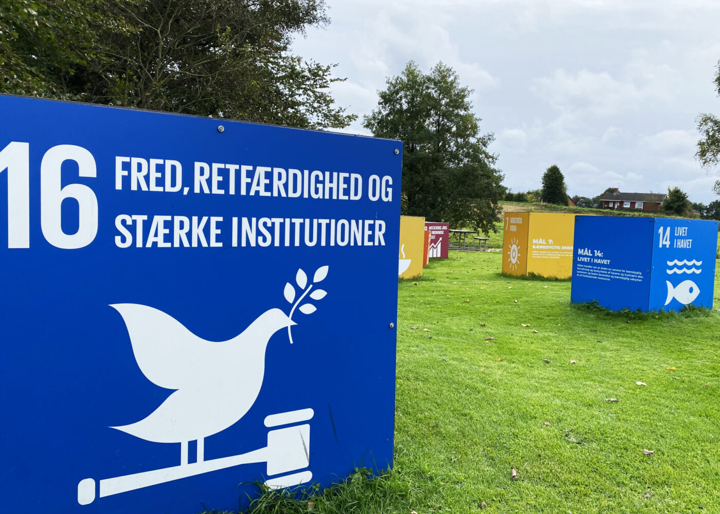 17 Sustainable development goals at Verdenskortet